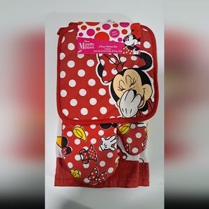 Disney Minnie Mouse 3-Piece Kitchen Set – Red & White (New with Tags)
